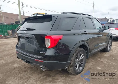 2021 Ford Explorer Xlt из США, поврежденный, VIN 1FMSK8DH5MGC36251